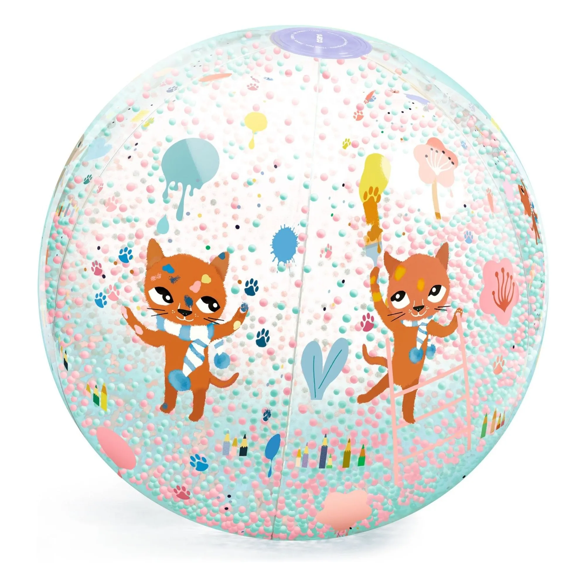Djeco Multicoloured Chamalow Inflatable Ball