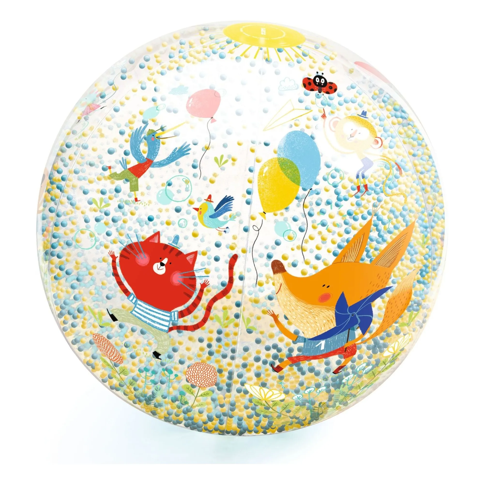 Djeco Multicoloured Bubbles Inflatable Balloon
