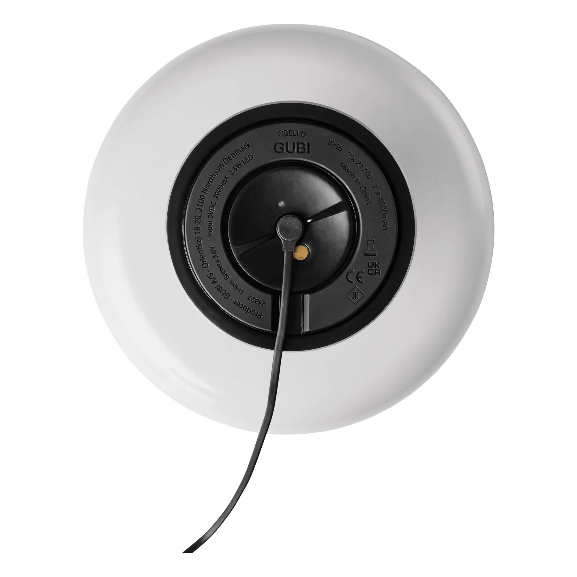 Lampe à poser Obello, Bill Curry | Blanc- Image produit n°7