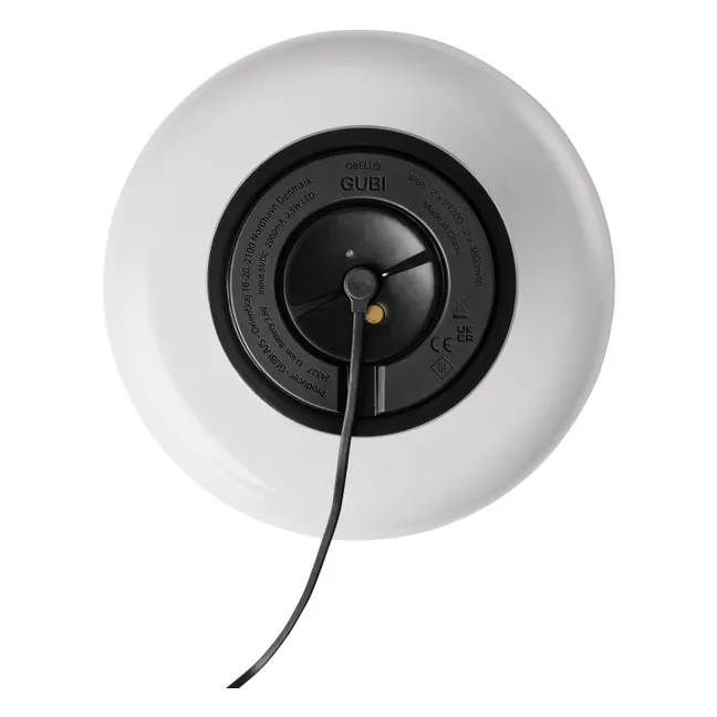 Obello table lamp, Bill Curry | White