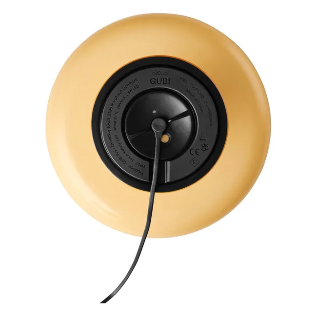 Obello table lamp, Bill Curry | Yellow