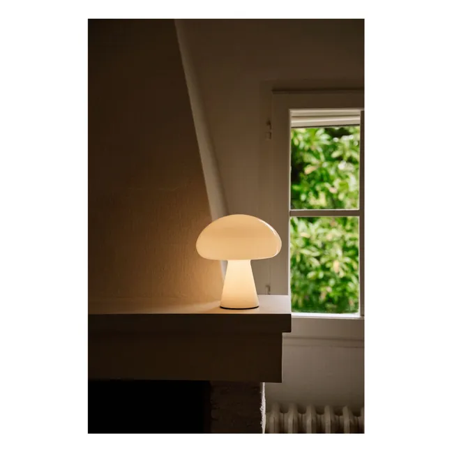 Obello table lamp, Bill Curry | White