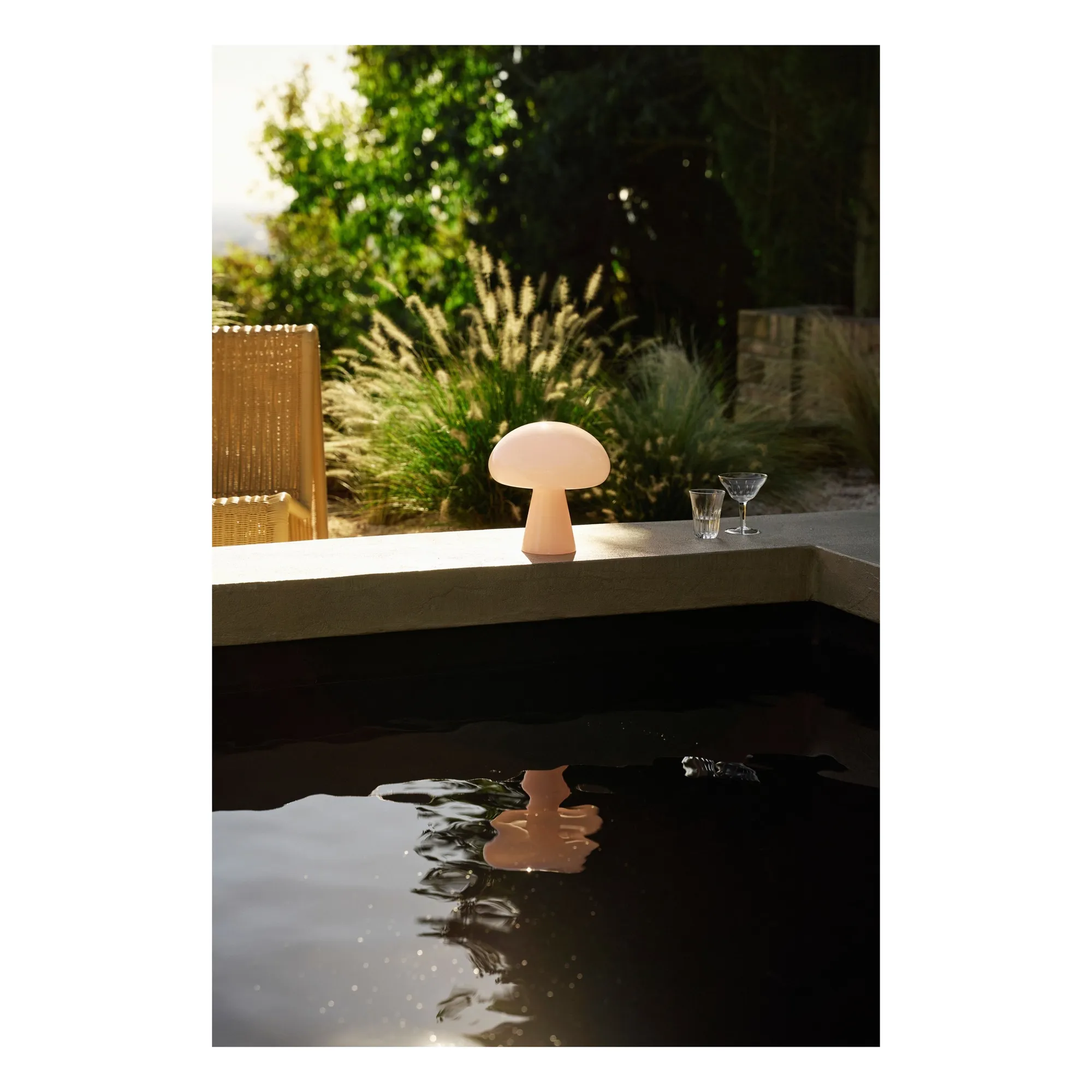 Lampe à poser Obello, Bill Curry | Rose pâle- Image produit n°5