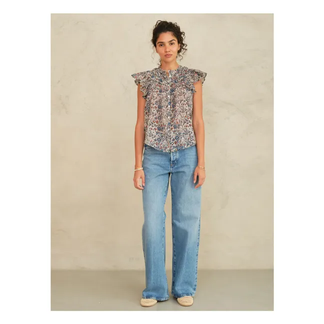 Cass blouse | Indigo