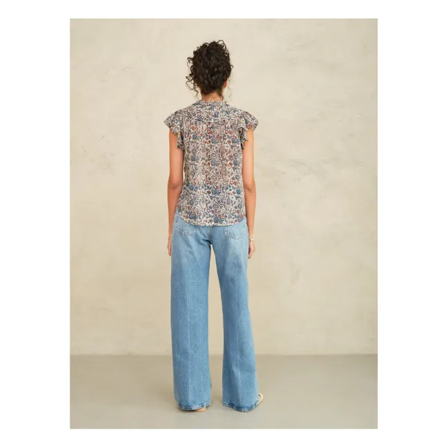 Cass blouse | Indigo