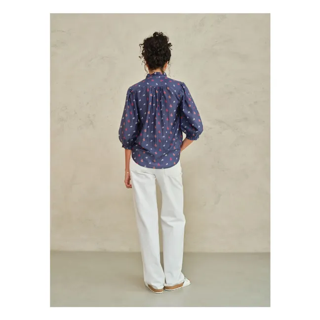Blouse Auden Coton | Bleu marine