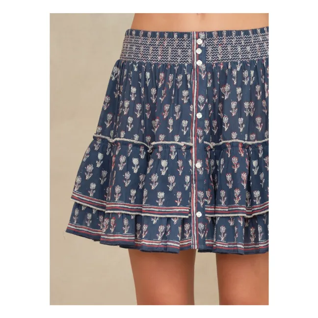 Ari Coton skirt | Indigo