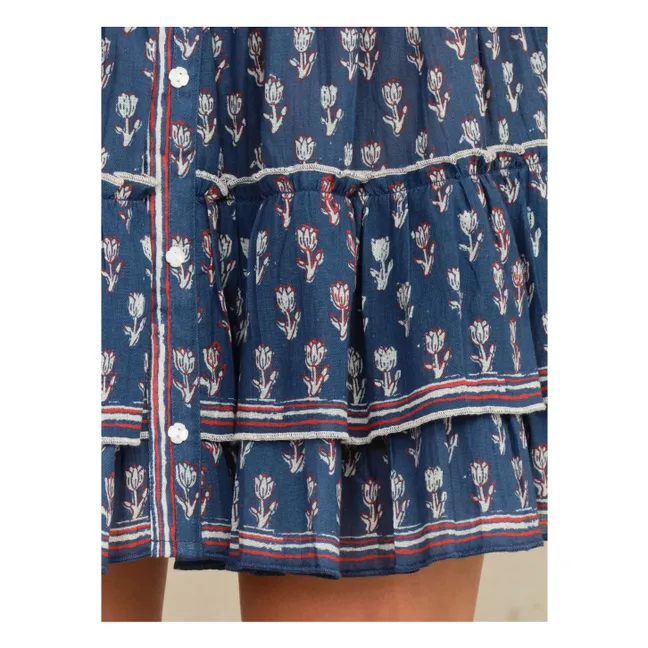 Ari Coton skirt | Indigo