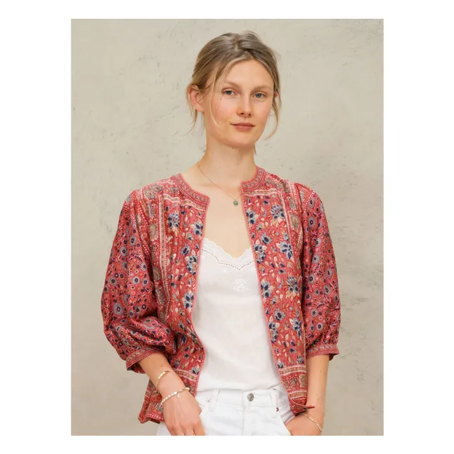 Darla Cotton Jacket | Pink