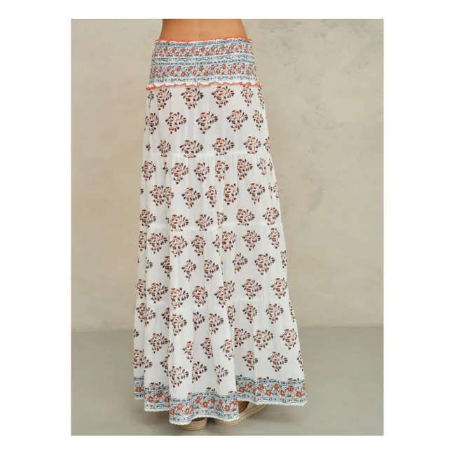 Stella Cotton skirt | Ecru