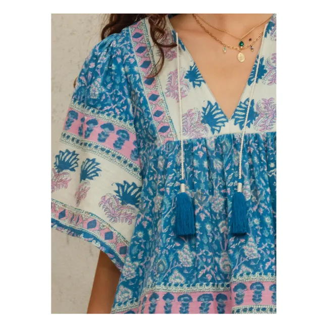 Bluse Myla Baumwolle | Blau