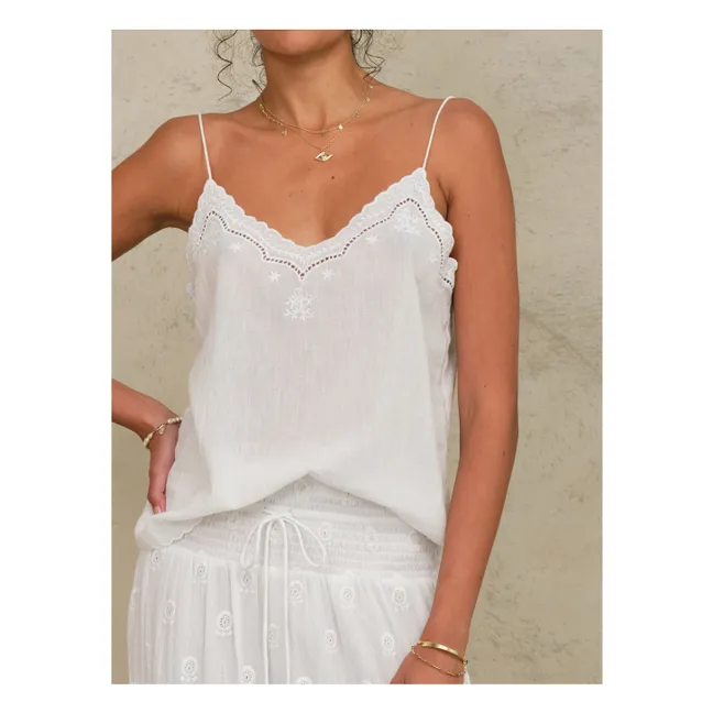 Lyla Cotton camisole | White