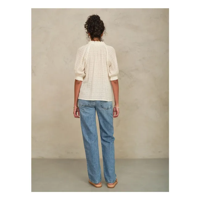 Bluse Etta Baumwolle | Seidenfarben
