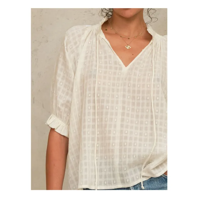 Bluse Etta Baumwolle | Seidenfarben