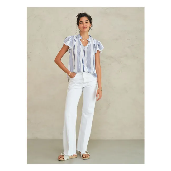 Bluse Eleni | Blau