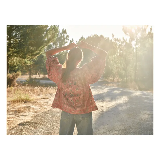 Darla Cotton Jacket | Pink