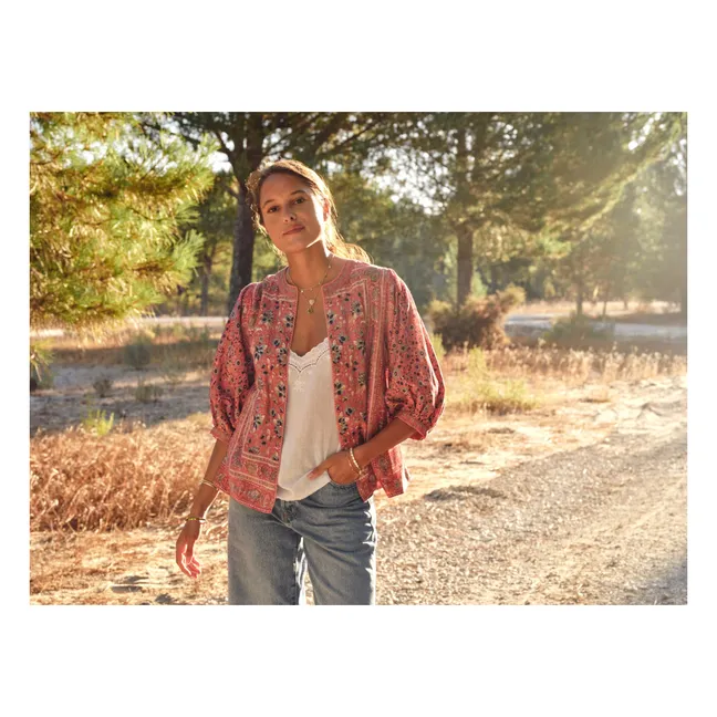 Darla Cotton Jacket | Pink