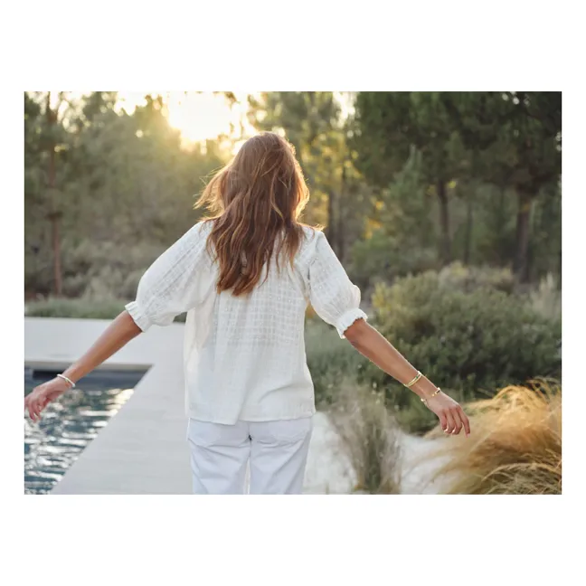 Bluse Etta Baumwolle | Seidenfarben