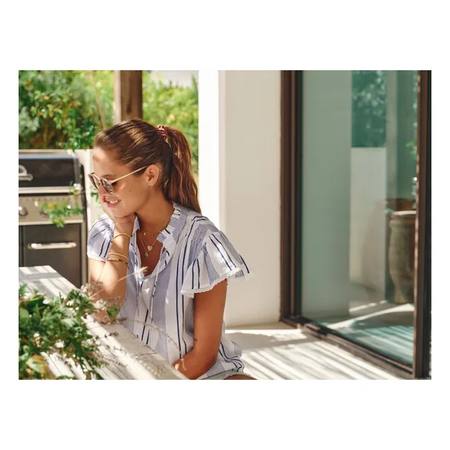 Bluse Eleni | Blau