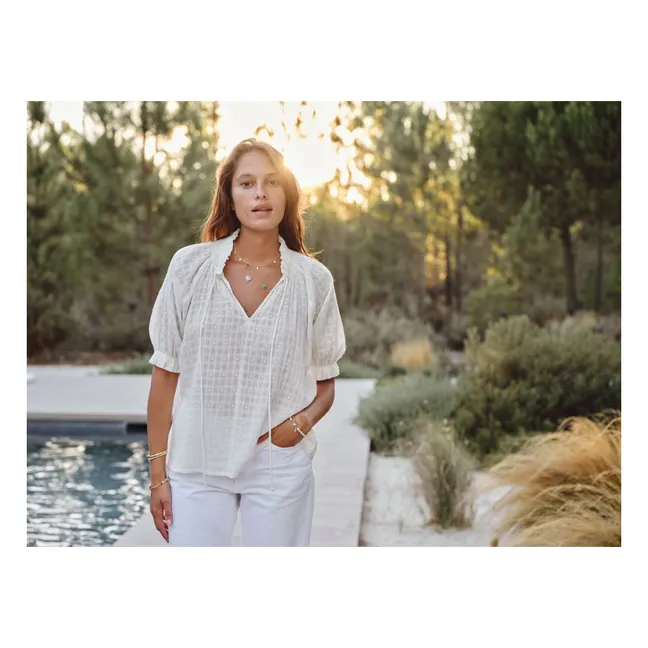 Bluse Etta Baumwolle | Seidenfarben
