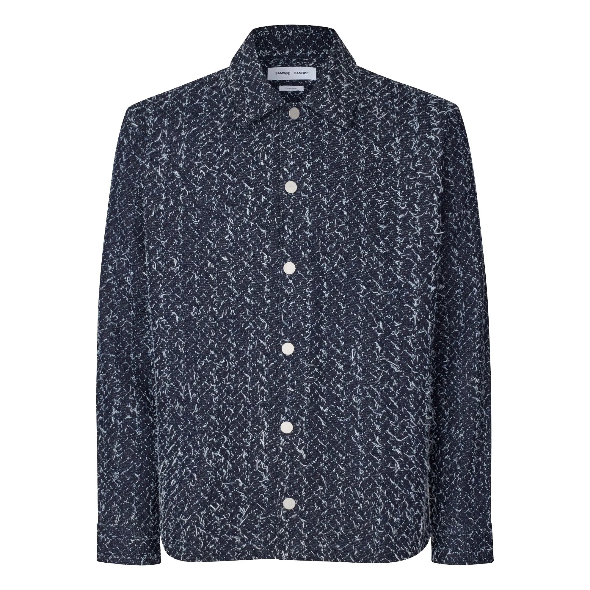 Samsoe Samsoe Dark Grey Sacastor Cotton Overshirt