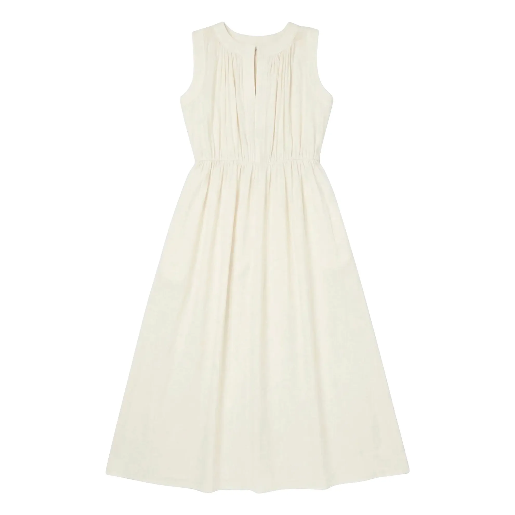 Bellepiece Ecru Rosa Cotton Gauze Dress