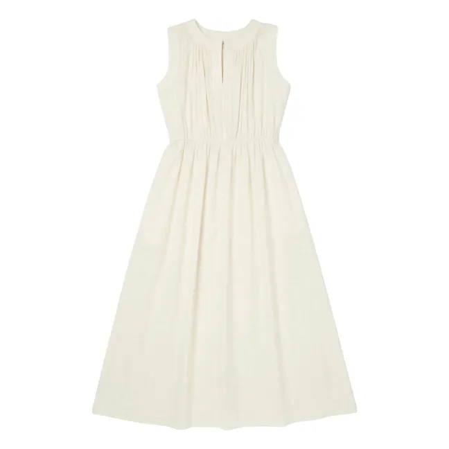 Robe Rosa Gaze de Coton | Ecru