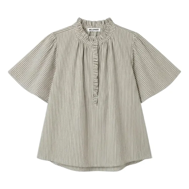 Blouse Rayures Seville | Vert