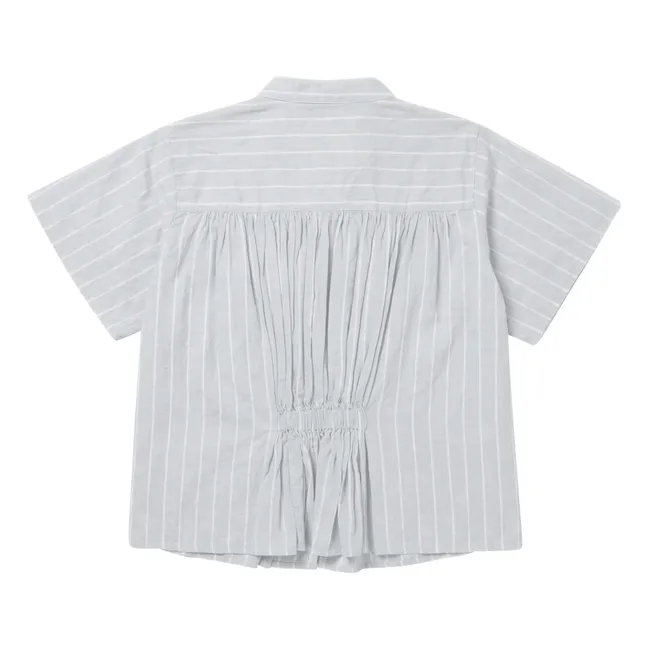 Blouse Rayures Patrizia Coton | Bleu ciel