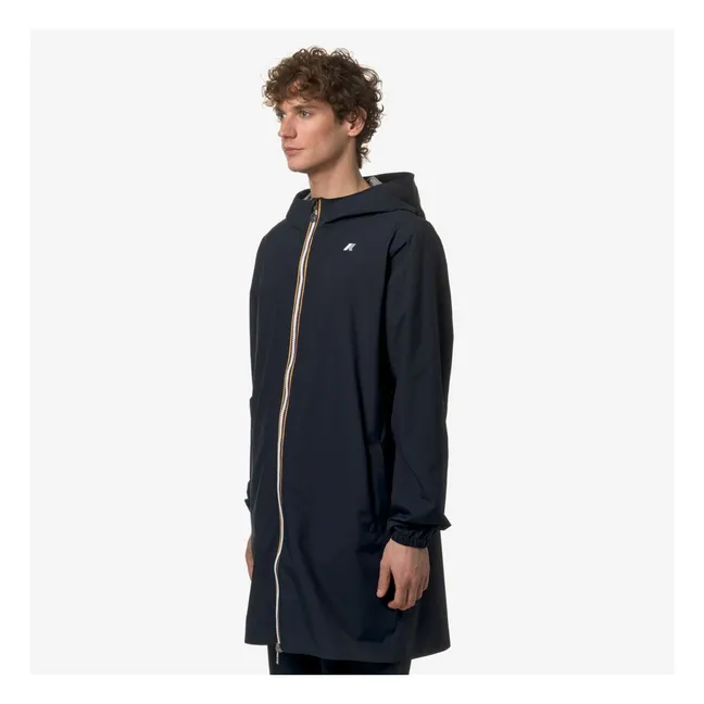 Thomas Stretch Dot Jacke | Navy