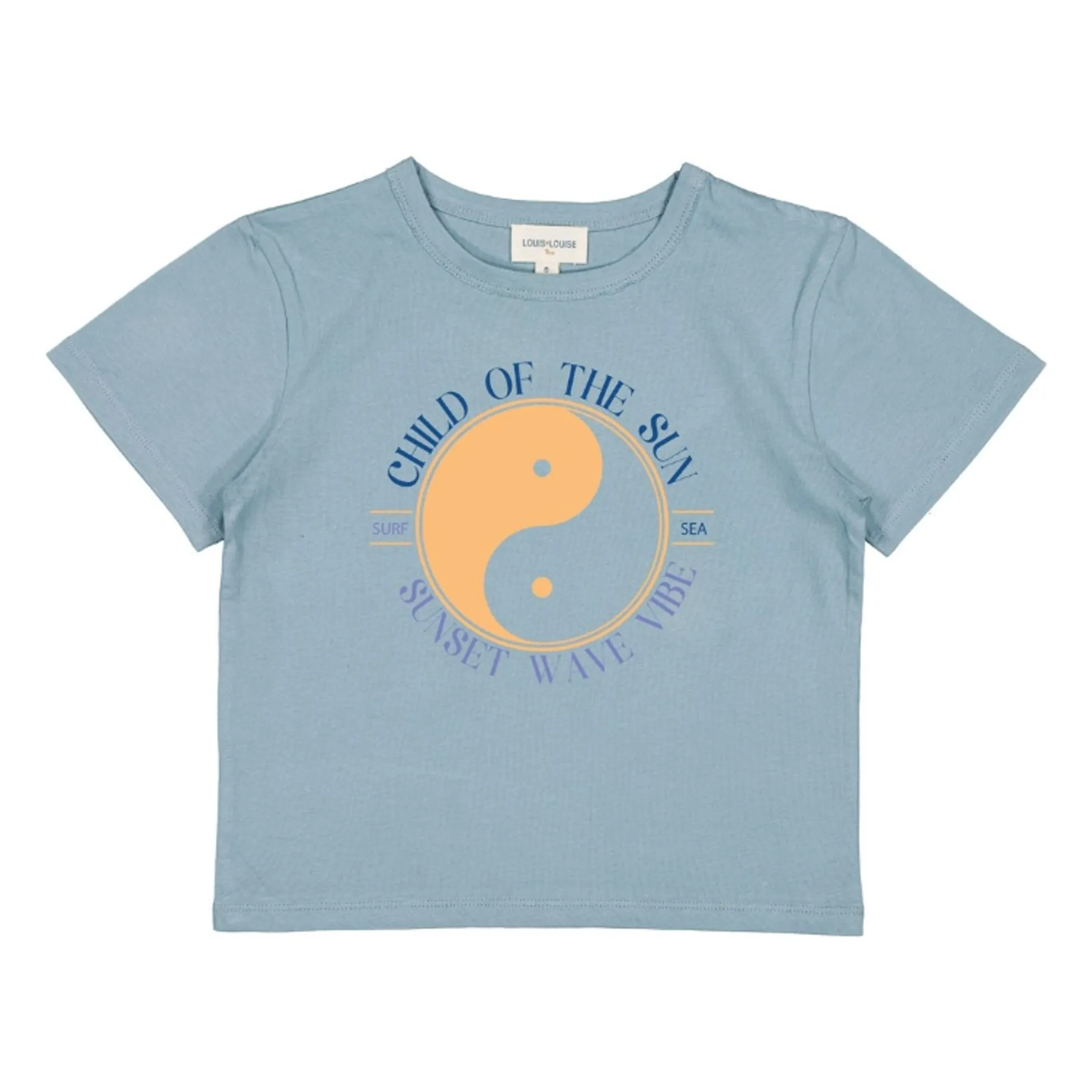 Louis Louise Pale Blue Tom Yin Yang T-Shirt