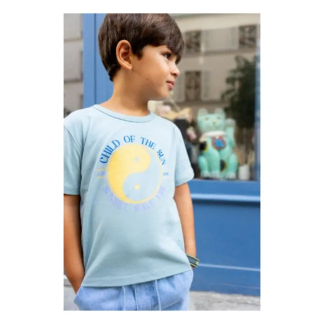 T-shirt Tom Yin Yang | Bleu pâle