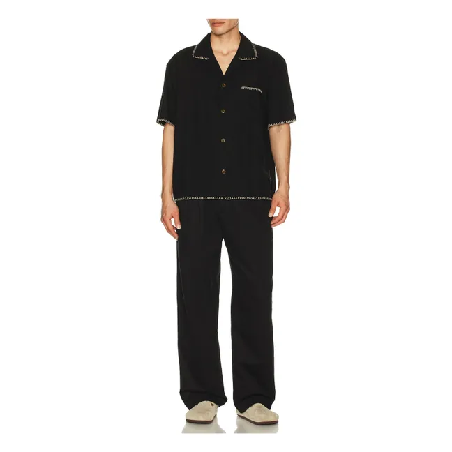 Camiseta de manga corta Relaxed Whip | Negro