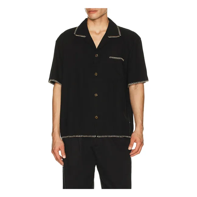 Camiseta de manga corta Relaxed Whip | Negro