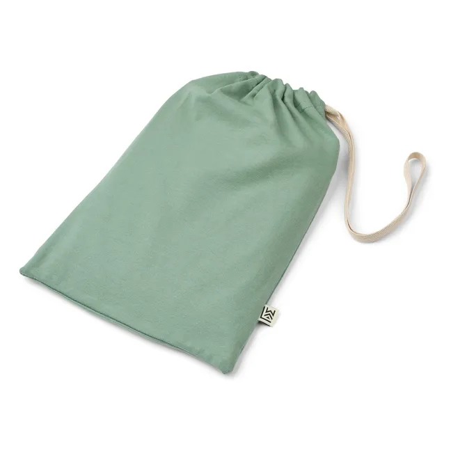 Conjunto de camiseta y pantalón corto de algodón ecológico Poisson-Globe | Verde