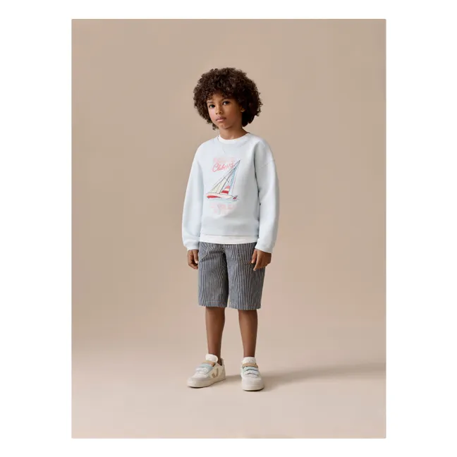 Pantalones cortos de algodón ecológico Levon | Gris