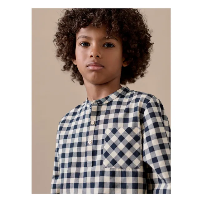 Carreaux Artist Shirt | Ecru