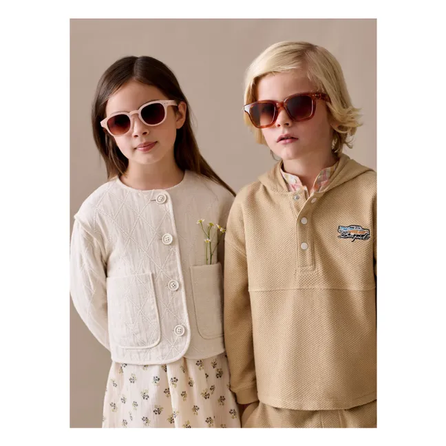 Sudadera Edan de algodón orgánico | Beige