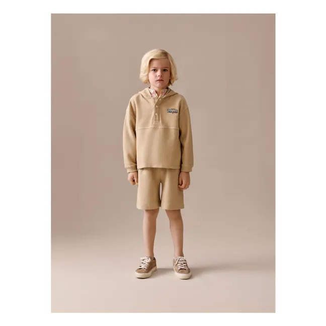 Sweat Capuche Edan Coton Bio | Beige