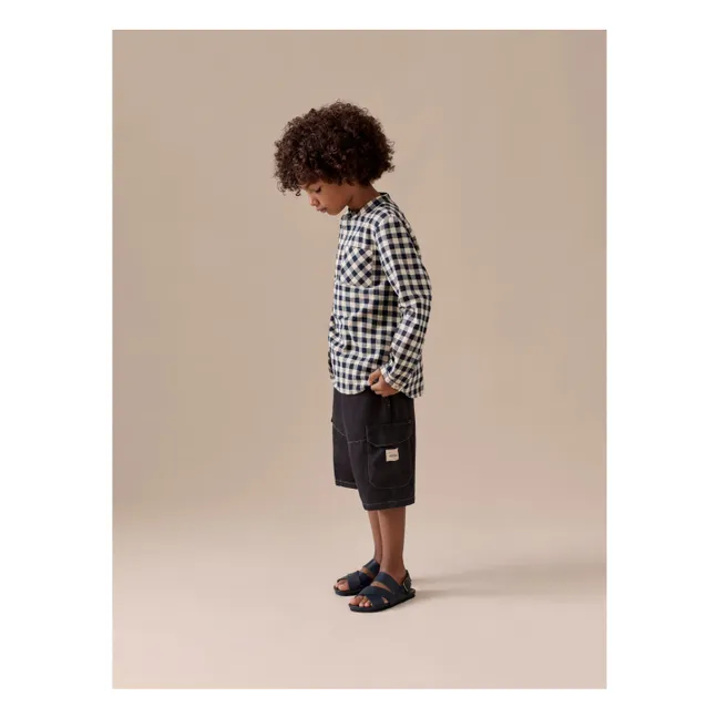 Carreaux Artist Shirt | Ecru