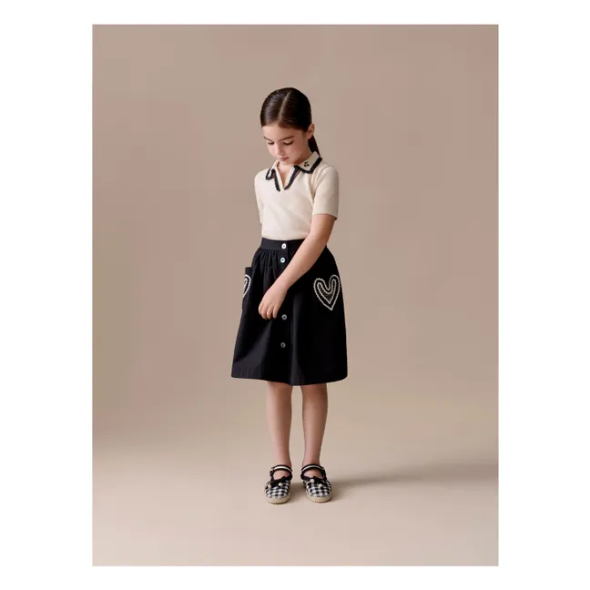 Polo Lisette Laine | Ecru