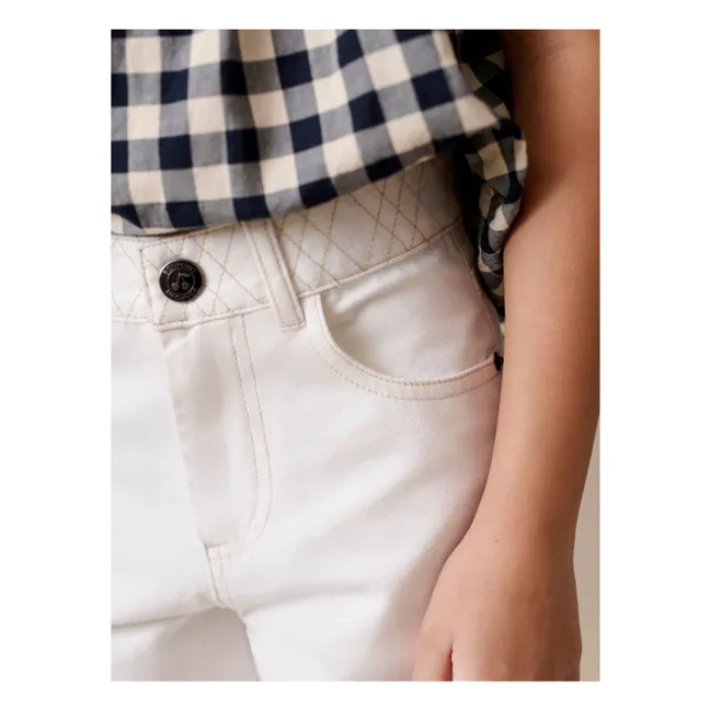 Pantalon Eloha Coton Bio | Blanc