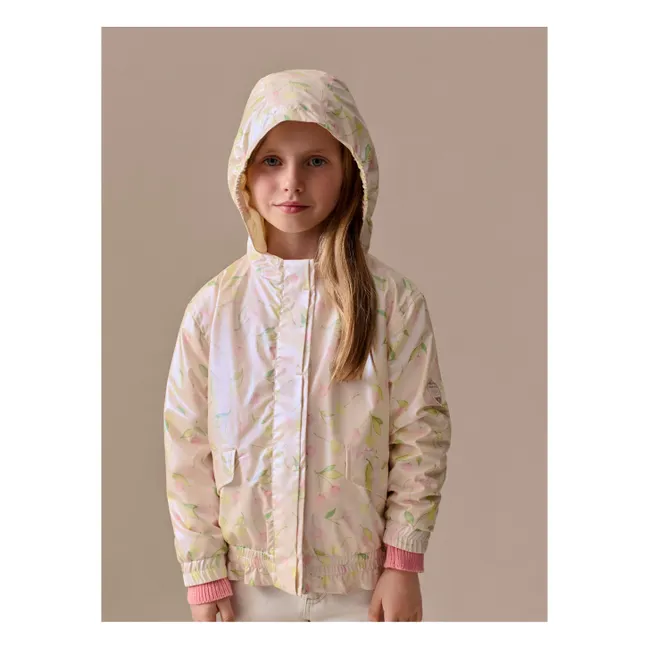Blouson à Capuche Lyane Fibres Recyclées | Rose