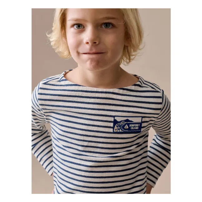 T-shirt Baudelaire Rayé | Ecru