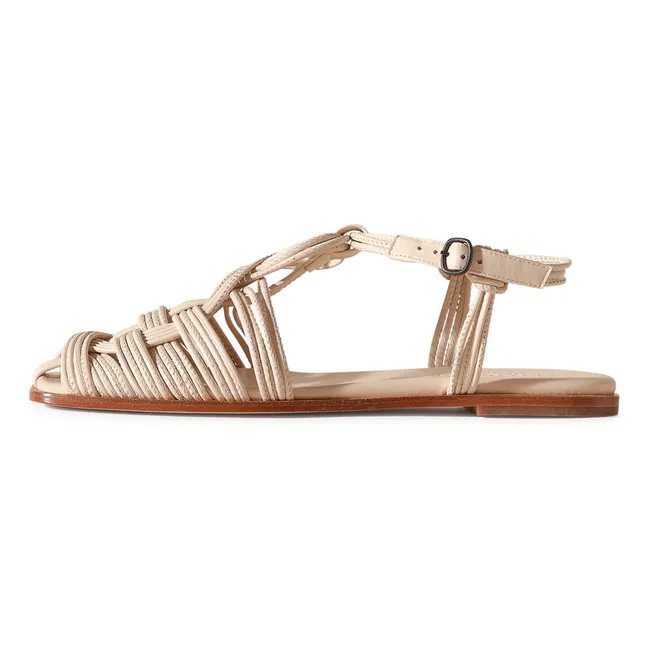 Sandales Mantella Cuir | Ivoire