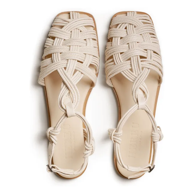 Sandales Mantella Cuir | Ivoire