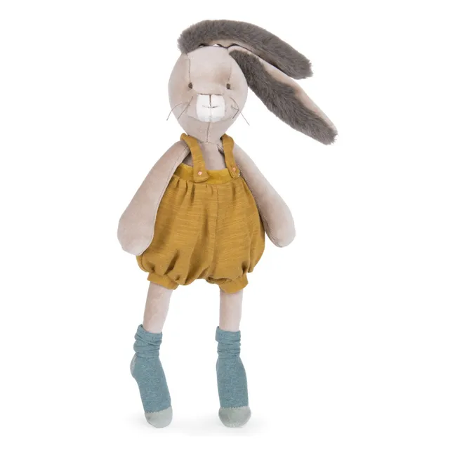 Doudou Lapin ocre - Trois petits lapins