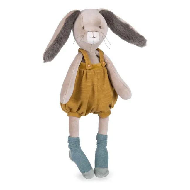 Doudou Lapin ocre - Trois petits lapins