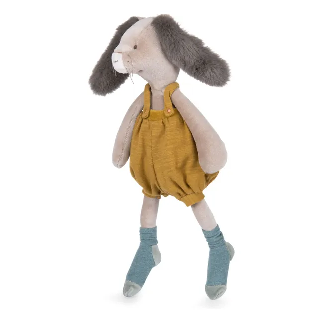 Doudou Lapin ocre - Trois petits lapins
