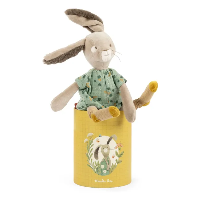 Sage bunny plush - Trois petits lapins